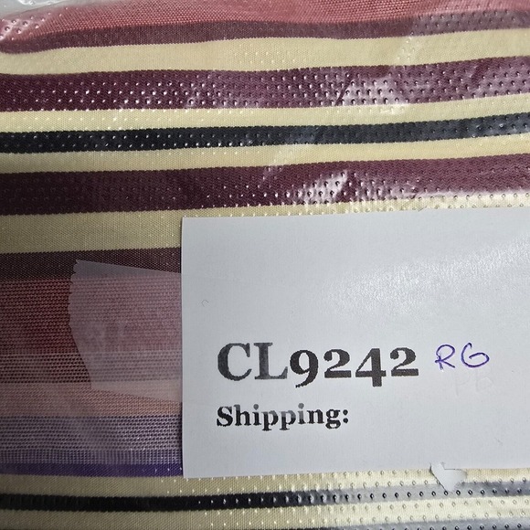 Robert Graham Shirt Mens Medium Striped Button Up Long Sleeve Flip Cuffs Office‎ - Picture 11 of 11